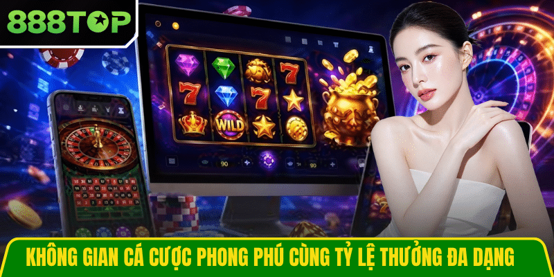 Không gian cá cược phong phú cùng tỷ lệ thưởng đa dạng
